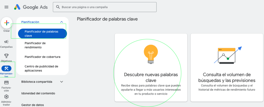 Empezar con Google ads